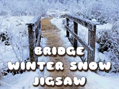 Gra Bridge Winter Snow Jigsaw