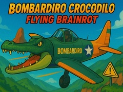 Gra Bombardiro Crocodilo Flying Brainrot