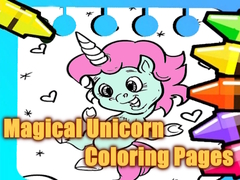 Gra Magical Unicorn Coloring Pages