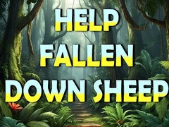 Gra Help Fallen Down Sheep Baby