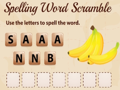 Gra Spelling Word Scramble