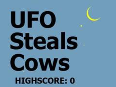 Gra UFO Steals Cows