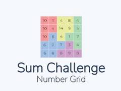 Gra Sum Challenge Number Grid