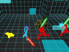 Gra Stickman Neon Sword Fighting