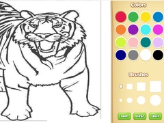 Gra Tiger Coloring Book
