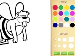 Gra Funny Animal Coloring Book for Kids
