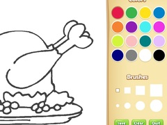 Gra Food Coloring Book For Kids