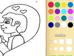 Gra Love Coloring Book For Kids