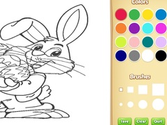 Gra Easter Bunny Coloring Book for Kids