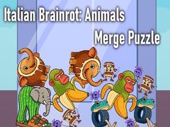 Gra Italian Brainrot: Animals Merge Puzzle