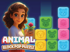 Gra Animal Block Pop Puzzle