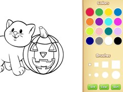 Gra Halloween Coloring Book