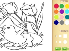 Gra Flowers Coloring Book For Kids
