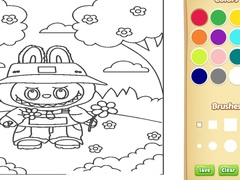 Gra Labubu Coloring Book For Kids