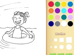 Gra Summer Coloring Book For Kids