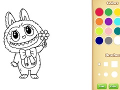 Gra Labubu Doll Coloring Book for Kids