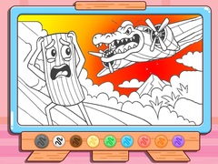 Gra Coloring Book: Bombardino Crocodilo
