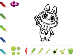 Gra Labubu Coloring Pages