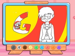 Gra Coloring Book: Alphabet Lore G