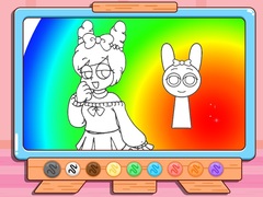 Gra Coloring Book: Pinki Sprunki Makeover