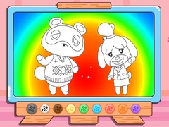 Gra Coloring Book: Animal Crossing