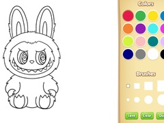 Gra Labubu Coloring Book