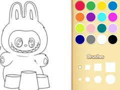 Gra Easy Labubu Coloring Book