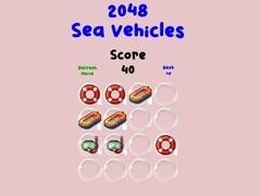 Gra 2048 Sea Vehicles