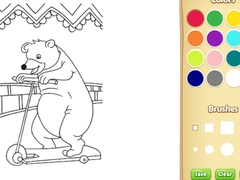 Gra Circus Animals Coloring Book
