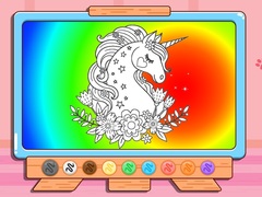 Gra Coloring Book: Glitter Unicorn