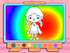 Gra Coloring Book: Toca Boca Girl