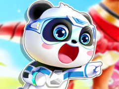 Gra Jigsaw Puzzle: Baby Panda Robot Team