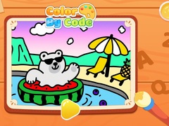 Gra Color By Code: Polar Bear