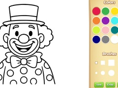 Gra Clown Coloring Book