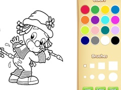 Gra Clown Coloring Book For Adults