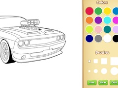 Gra Car Coloring Book