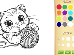 Gra Cat Coloring Book