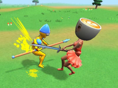 Gra Ragdoll Arena! Fun Spear Battle!