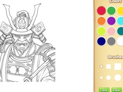 Gra Samurai Coloring Book