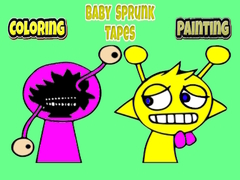 Gra Coloring Baby Sprunk tapes Painting