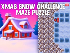 Gra Xmas Snow Challenge Maze Puzzle