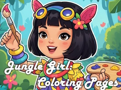 Gra Jungle Girl: Coloring Pages