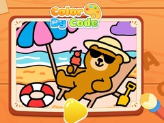 Gra Color By Code: Chill Bear