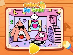 Gra Color By Code: Hello Kitty Room Decor