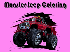 Gra Monster Jeep Coloring