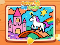 Gra Color By Code: Rainbow Unicorn