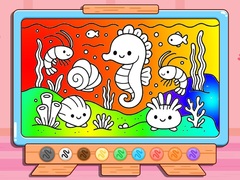 Gra Coloring Book: Kawaii Sea Animals