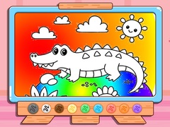 Gra Coloring Book: Crocodile