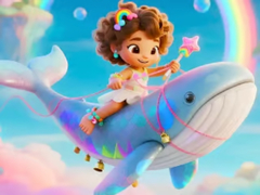 Gra Jigsaw Puzzle: Whale In Clouds