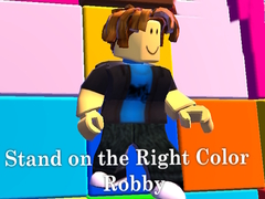 Gra Stand on the Right Color Robby
